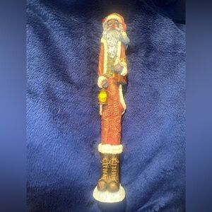 Festive Santa Claus Figurine 11.5 inches tall